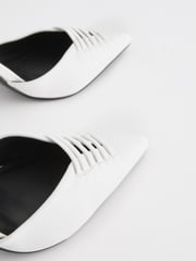 White Forever Comfort® Cage Point Toe Heels - Image 9 of 9