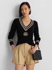 Lauren Ralph Lauren Medium Leather Landyn Cross-Body Bag - Image 3 of 13