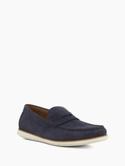 Dune London Blue Standard Fit Berkly Sole Loafers - Image 3 of 6
