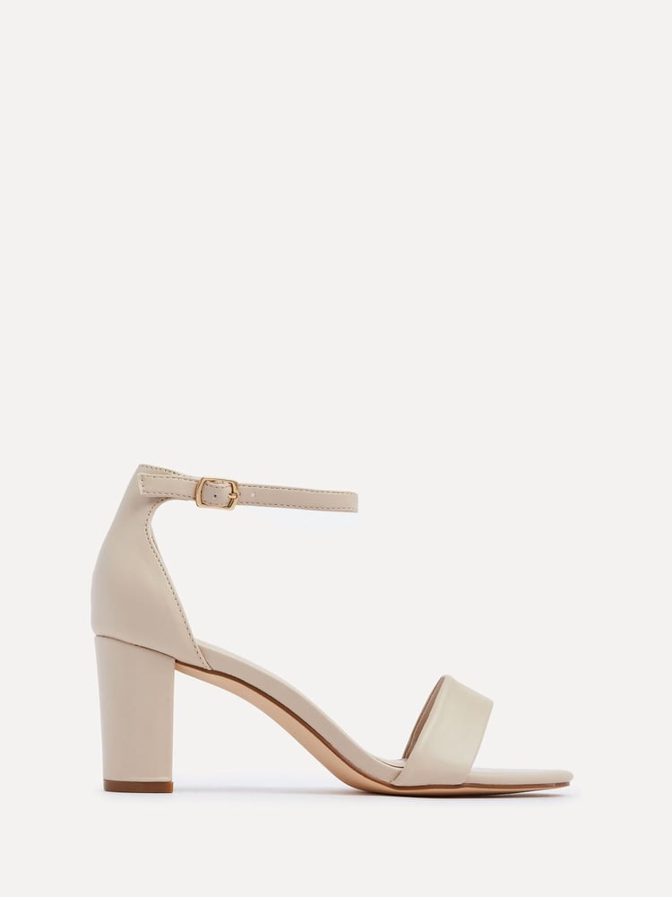 Linzi Nude Franki Open Toe Block Heels - Image 2 of 5 Linzi Nude Franki Open Toe Block Heels - Image 2 of 5