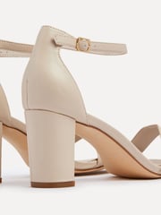 Linzi Nude Franki Open Toe Block Heels - Image 5 of 5