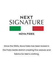 Blue Slim Fit Nova Fides Signature Herringbone Wool Blazer - Image 4 of 14