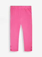 JoJo Maman Bébé Navy Blue Unicorn & Pink Girls' 2-Pack Leggings - Image 3 of 5