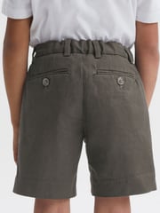 Reiss Khaki Wicket 9-13 yrs Casual Chino Shorts - Image 5 of 6