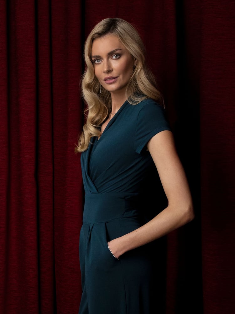 HotSquash Teal Blue Cap Sleeved Wide Leg Jumpsuit - Image 2 of 6