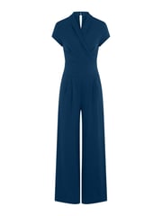 HotSquash Teal Blue Cap Sleeved Wide Leg Jumpsuit - Image 6 of 6