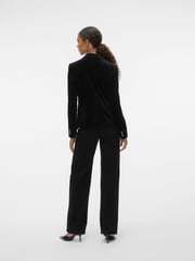 VERO MODA Black Velvet Blazer - Image 2 of 6