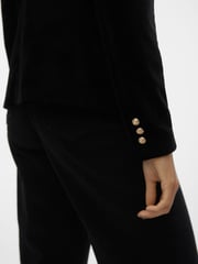 VERO MODA Black Velvet Blazer - Image 5 of 6