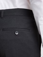 MOSS Charcoal Grey Slim Stretch Suit: Trousers - Image 3 of 4