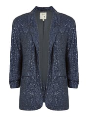 Yumi Blue Sequin Blazer With Pockets - Image 4 of 4