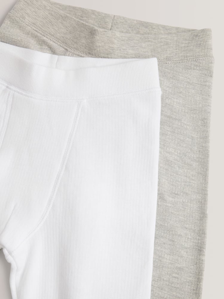 Grey/White Thermal Leggings 2 Pack (2-16yrs) - Image 5 of 5