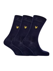 Blue Lyle & Scott Socks 3 Pack - Image 1 of 2