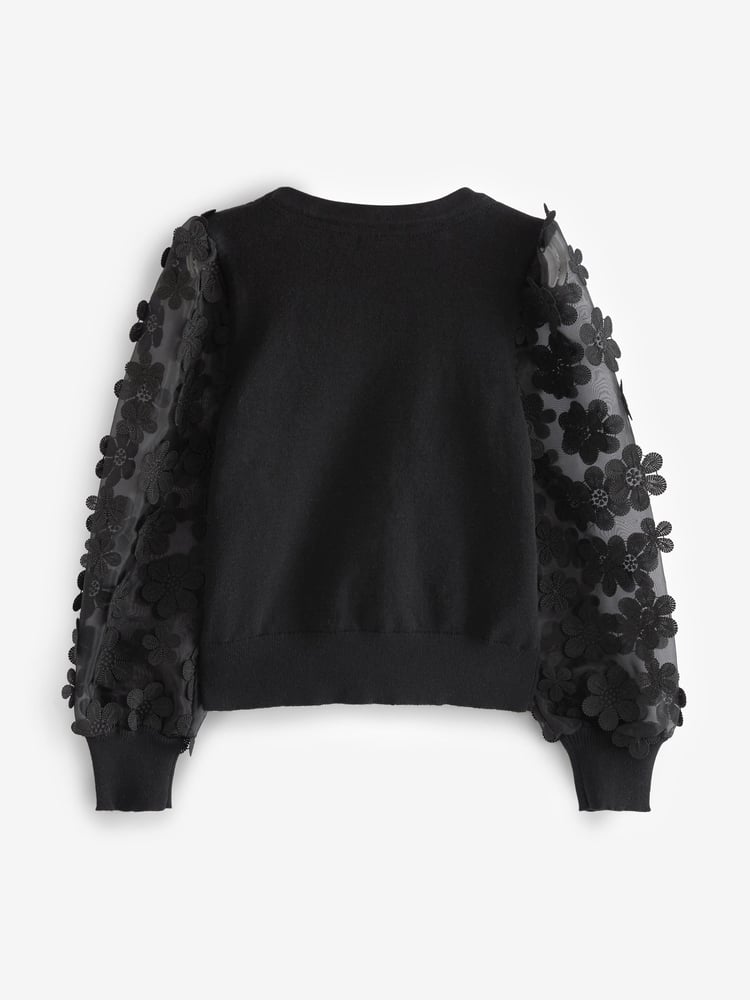 Baker by Ted Baker 3D Flower Cardigan - Image 2 of 4
