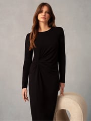 Ro&Zo Twist Detail Jersey Dress - Image 3 of 5