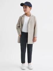 Reiss Steel Blue Eastbury Slim Fit Chinos - Image 3 of 6