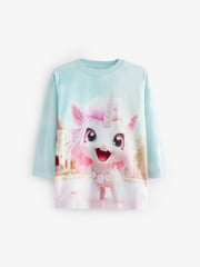 Unicorn Leggings 100% Cotton Pyjamas 2 Pack (3-12yrs) - Image 5 of 7