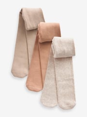 Neutral Baby Plain Tights 3 Packs (0mths-2yrs) - Image 1 of 9