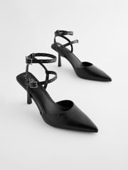 Black Forever Comfort® Point Toe Mary Jane Heel Shoes - Image 1 of 5