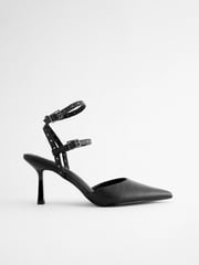 Black Forever Comfort® Point Toe Mary Jane Heel Shoes - Image 2 of 5