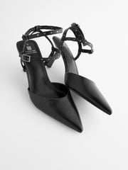 Black Forever Comfort® Point Toe Mary Jane Heel Shoes - Image 3 of 5