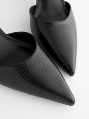 Black Forever Comfort® Point Toe Mary Jane Heel Shoes - Image 4 of 5