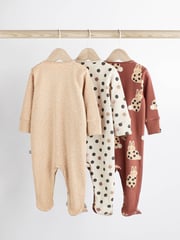 Orange Baby Character Sleepsuits 3 Pack (0-3yrs) - Image 2 of 13