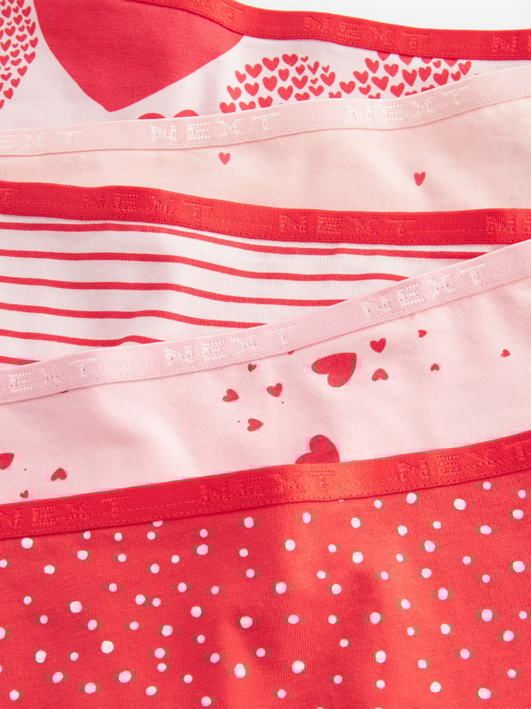Red Hipsters 5 Pack (2-16yrs) - Image 3 of 3 Red Hipsters 5 Pack (2-16yrs) - Image 3 of 3
