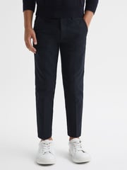 Reiss Navy Eastbury Slim Fit Chinos - Image 1 of 6
