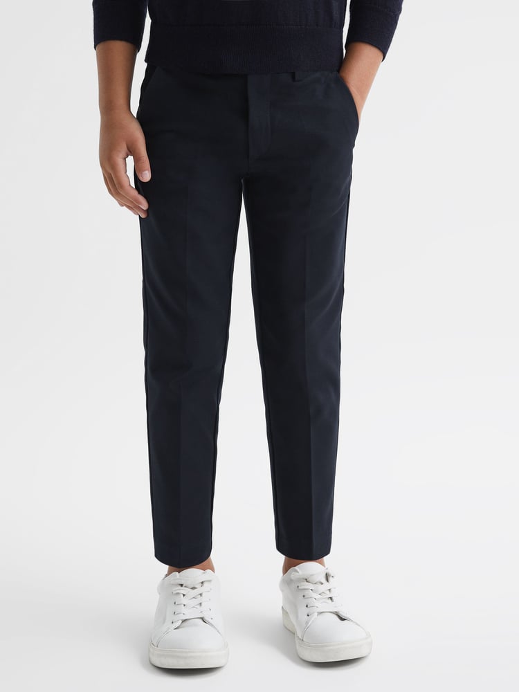 Reiss Navy Eastbury Slim Fit Chinos - Image 1 of 6