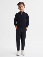 Reiss Navy Eastbury Slim Fit Chinos - Image 3 of 6