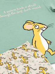 Vanilla Underground Green Gruffalo Kids Licensing 100% Cotton Pyjamas 2 Packs - Image 5 of 5