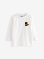 Multi Animal Long Sleeve T-Shirts 5 Pack (3mths-7yrs) - Image 5 of 8