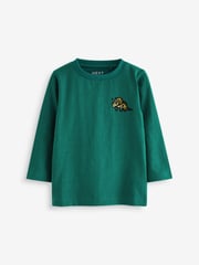 Multi Animal Long Sleeve T-Shirts 5 Pack (3mths-7yrs) - Image 6 of 8