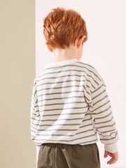 Green/Purple Long Sleeve Animal Print Character T-Shirts 3 Pack (3mths-7yrs) - Image 4 of 10