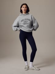 Navy Blue Full Length Leggings - Image 1 of 3