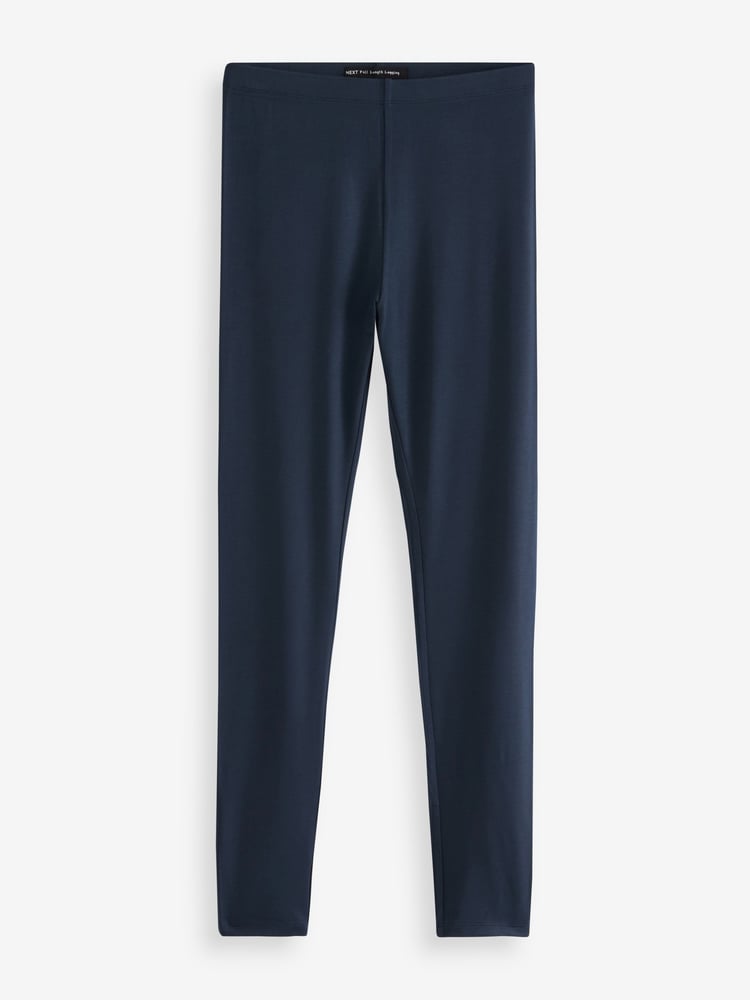 Navy Blue Full Length Leggings - Image 3 of 3