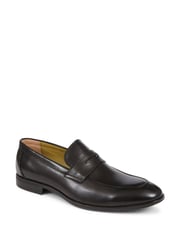 Jones Bootmaker Rushden Leather Penny Black Loafers - Image 2 of 5