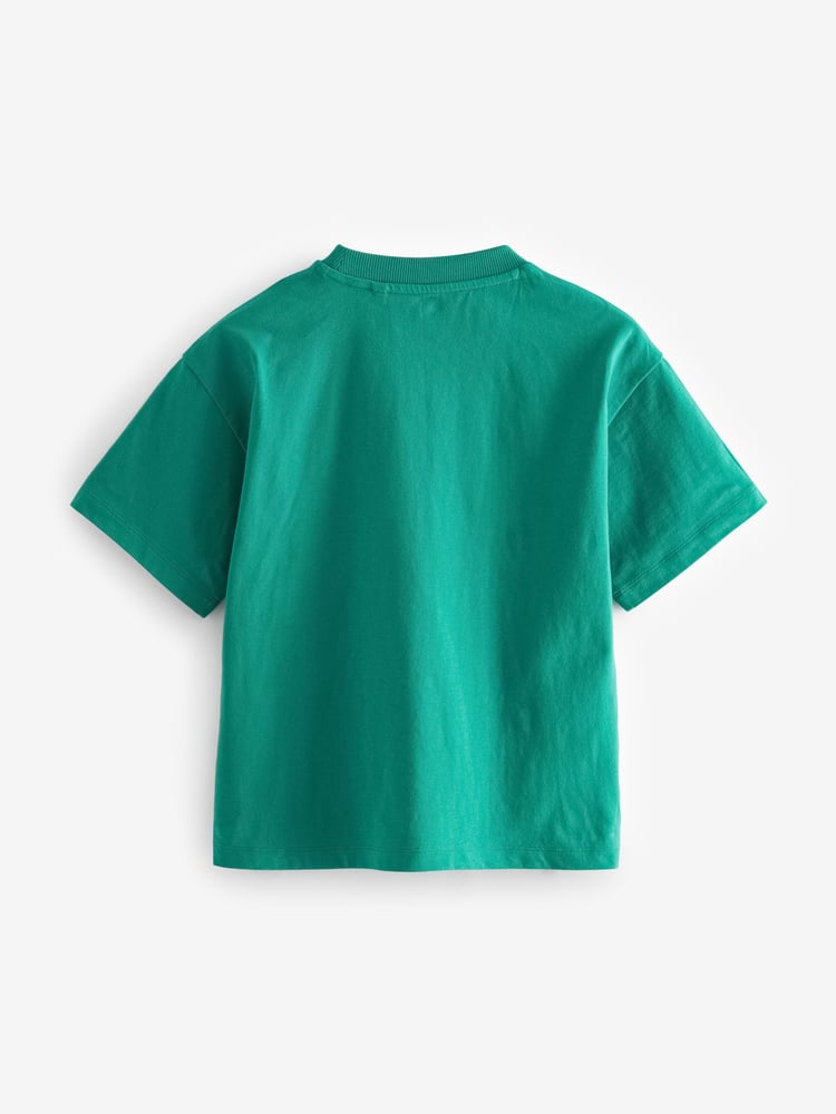 Multi Skating Animals Graphic Relaxed Fit Short Sleeve T-Shirts 3 Pack (3-16yrs) - Image 2 of 3
