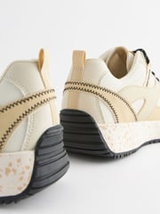 Neutral Forever Comfort Stitch Detail Chunky Trainers - Image 6 of 9