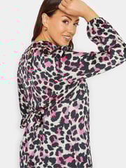 M&Co Pink High Neck Tie Tunic - Image 4 of 5