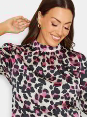 M&Co Pink High Neck Tie Tunic - Image 5 of 5