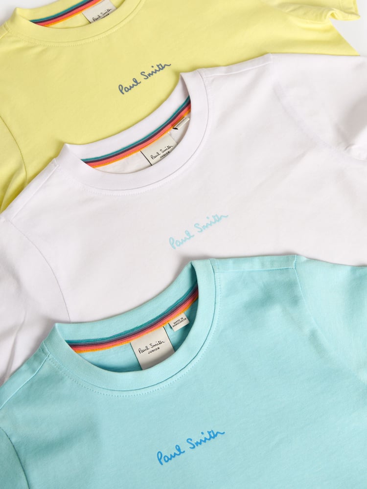 Paul Smith Junior Boys Signature T-Shirts 3 Pack - Image 6 of 6