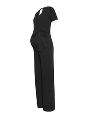 Long Tall Sally Black Maternity Ribbed Jumpsuit - Image 5 of 5