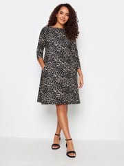 M&Co Black Pocket Swing Dress - Image 1 of 4