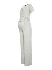 Long Tall Sally Grey Maternity Ribbed Jumpsuit - Image 5 of 5