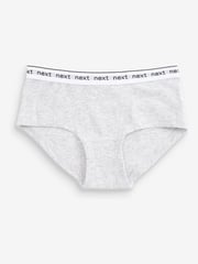 Black/White/Grey Hipster Briefs 7 Pack (2-16yrs) - Image 1 of 8