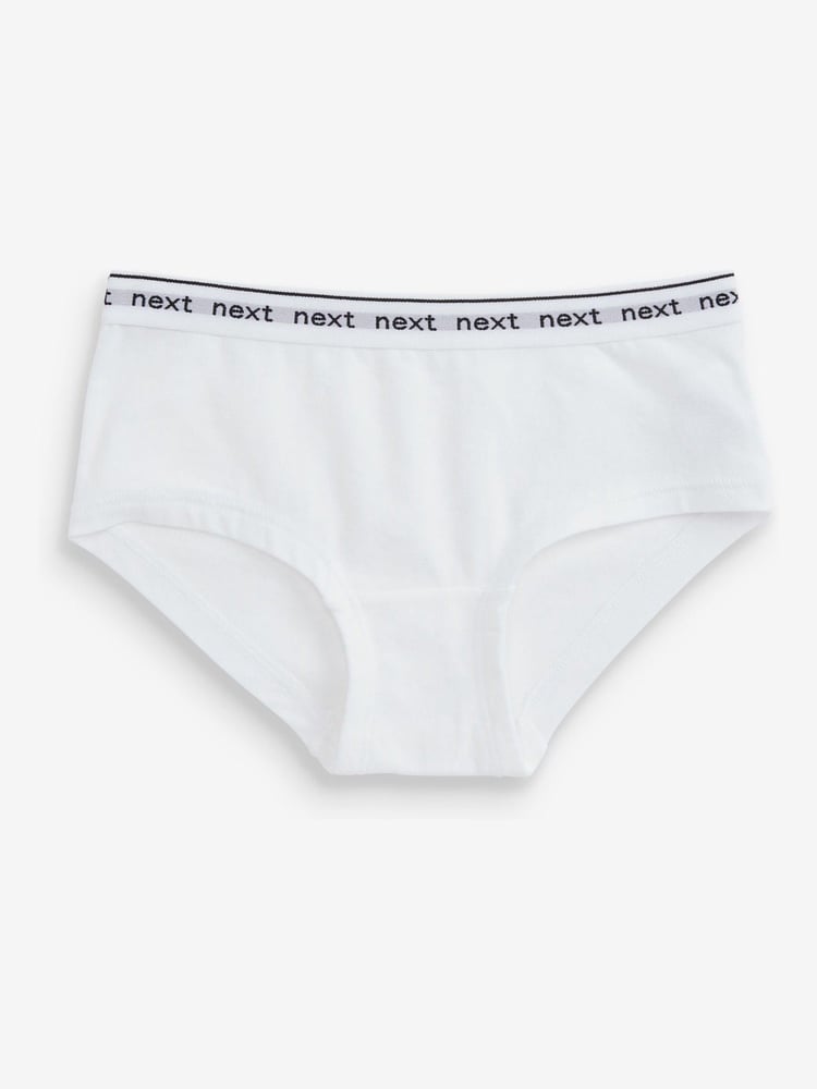 Black/White/Grey Hipster Briefs 7 Pack (2-16yrs) - Image 2 of 8