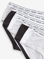 Black/White/Grey Hipster Briefs 7 Pack (2-16yrs) - Image 7 of 8