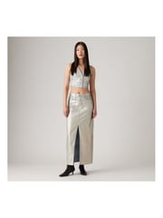 Levi's® Optical Illusion Ankle Column 100% Cotton Skirt - Image 1 of 8