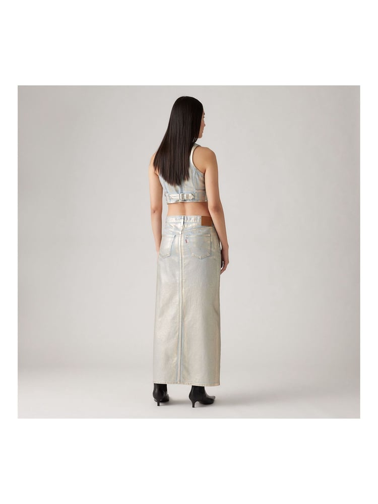 Levi's® Optical Illusion Ankle Column 100% Cotton Skirt - Image 2 of 8